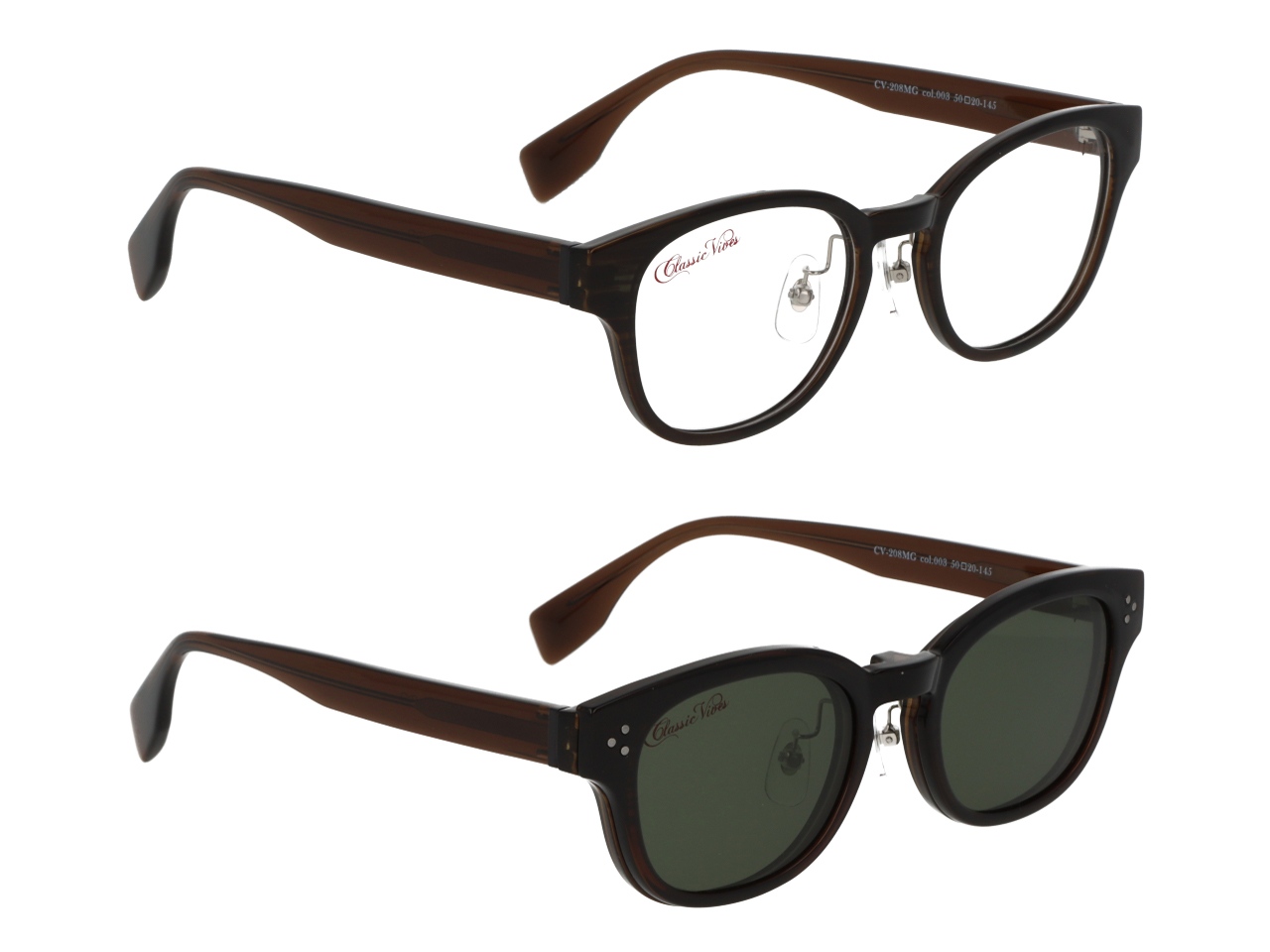 2WAYS GLASSES] CV-208MG（度付き可能）【全3色】｜愛眼公式