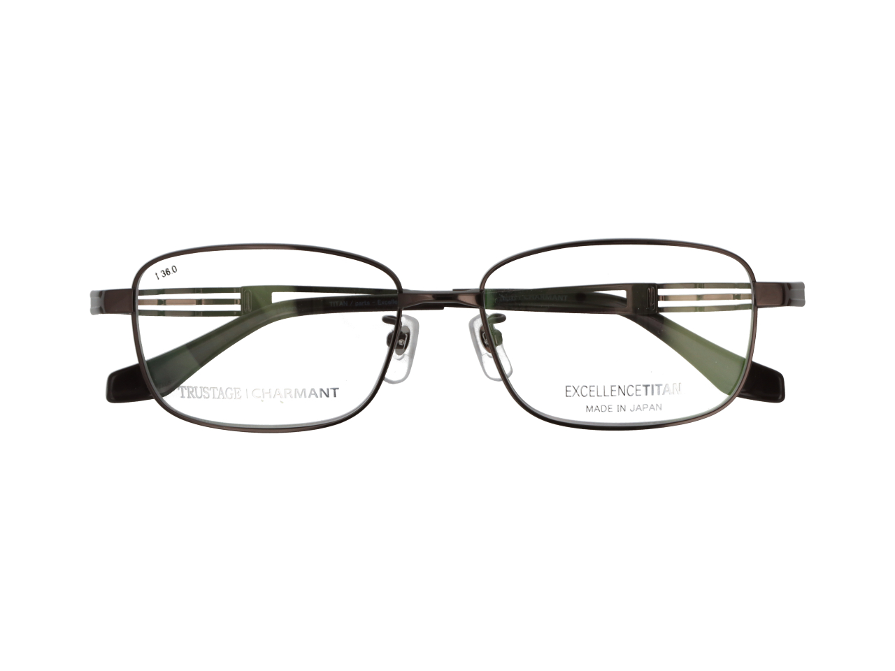 3/2終了tict眼張レンジャー新品未使用品 AIGAN |メンズTRUSTAGE|CHARMANT（度付き可能）TS-4002CH【全3色