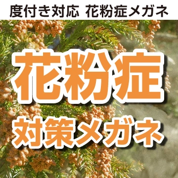 愛眼の花粉症対策メガネ