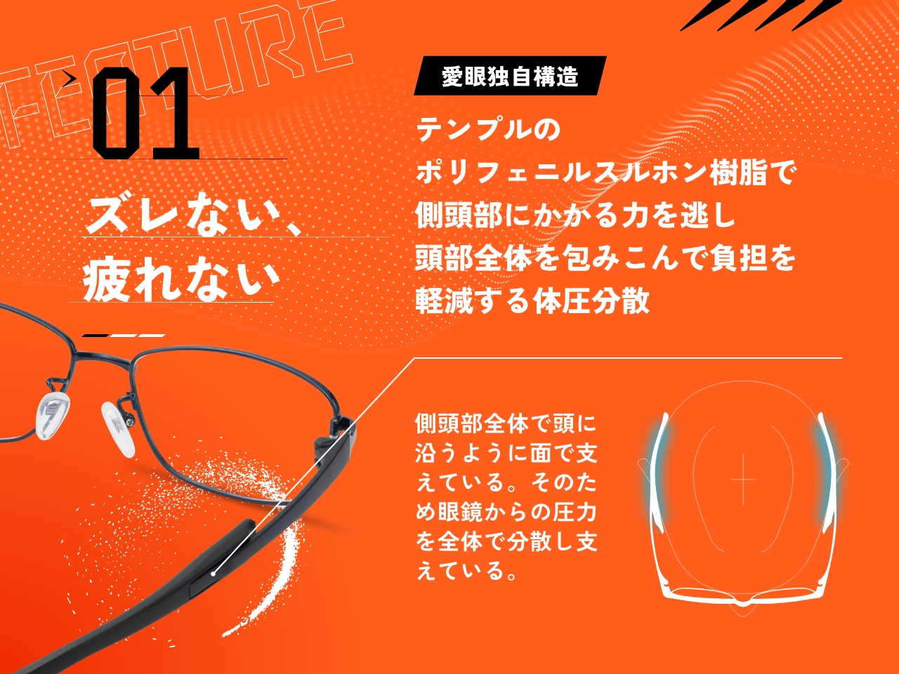 ちょこスポ CS-3001（度付き可能） 【全3色】｜愛眼公式オンラインショップ