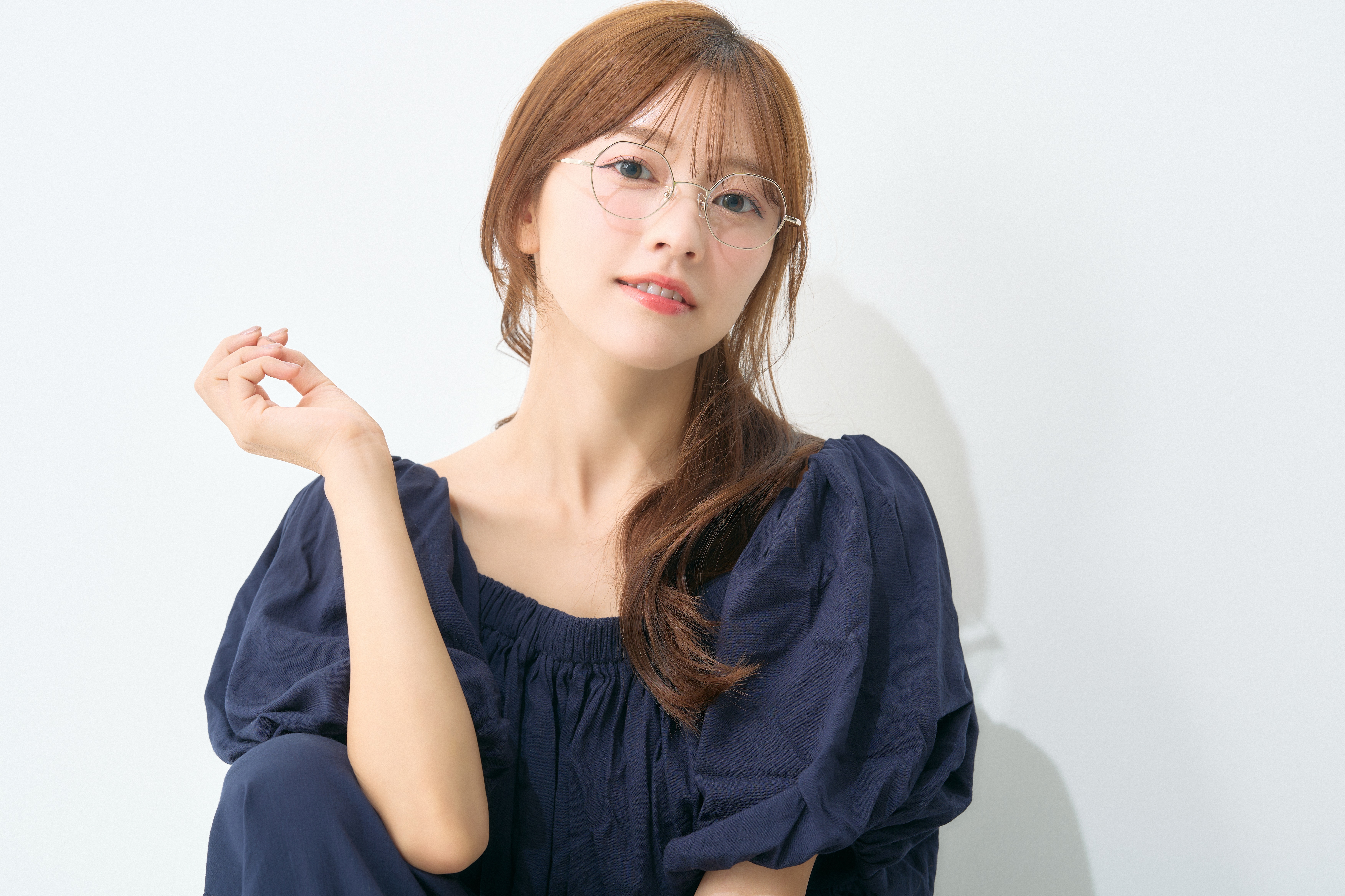髙木悠未セレクション 着用メガネ　kohoro KH-5006 C-1 WG ゴールド