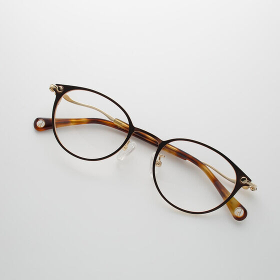 アイドリッシュセブン Classic Glasses Collection MITSUKI 和泉 三月    PCメガネデザイン明るいオレンジとゴールドカラーの華やかなボストンタイプ。