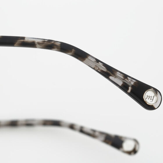 アイドリッシュセブン Classic Glasses Collection SOGO 逢坂 壮五 PCメガネ　パープル色のテンプル 眼鏡デザインメガネ　GR/BKの先セル