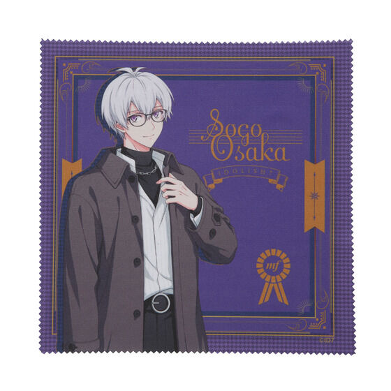 【眼鏡拭き】 サイズ：約180mm×180mm、素材：ナイロン、ポリエステル