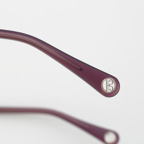 アイドリッシュセブン Classic Glasses Collection TENN 九条 天 PCメガネ  眼鏡デザインメガネ　ダークレッド色のテンプル