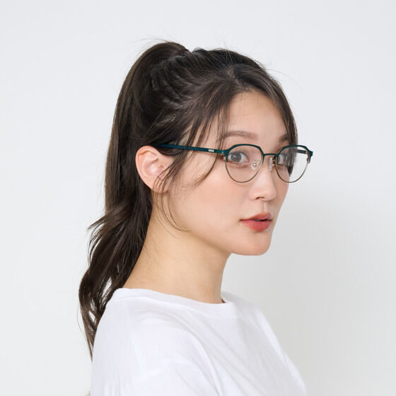 アイドリッシュセブン Classic Glasses Collection RYUNOSUKE 十 龍之介  PCメガネ 女性着用イメージ