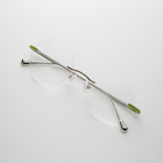 アイドリッシュセブン Classic Glasses Collection YUKI 千 モ PCメガネ　クールなグリーンとシルバーのフレームが、知的で洗練された雰囲気を演出。