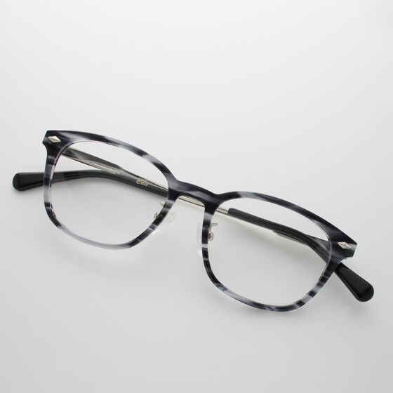 アイドリッシュセブン Classic Glasses Collection HARUKA 亥清 悠 PCメガネ、爽やかなグレーマーブルが、透明感ある印象のコンビフレーム。