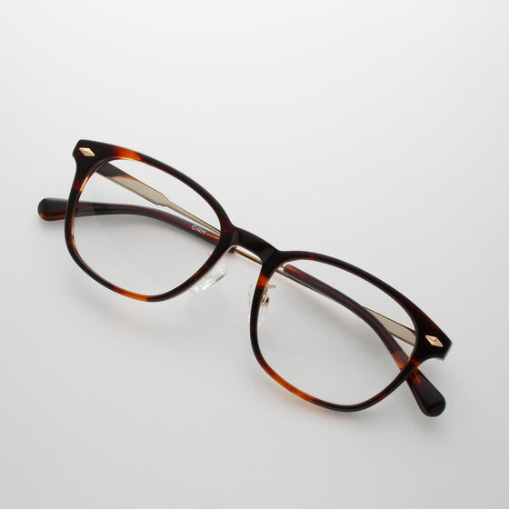 アイドリッシュセブン Classic Glasses Collection TOMA 狗丸 トウマ PCメガネ　ブラウンデミのコンビフレームに力強さと落ち着きを感じるデザイン。