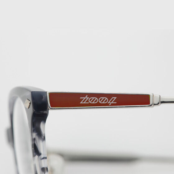 アイドリッシュセブン Classic Glasses Collection TORAO 御堂 虎於  PCメガネ　シルバーのテンプルにダークレッドのワンポイント