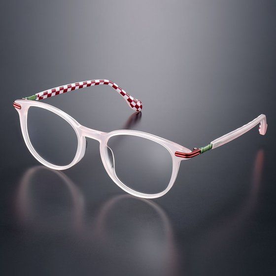 オリジナル眼鏡ケース、ロゴ入り眼鏡拭き(共通)もセットでお届けいたします。