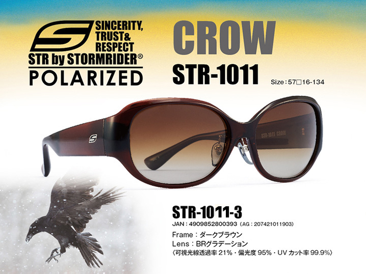 STR-1011 CROW_（度なしサングラス）C-3