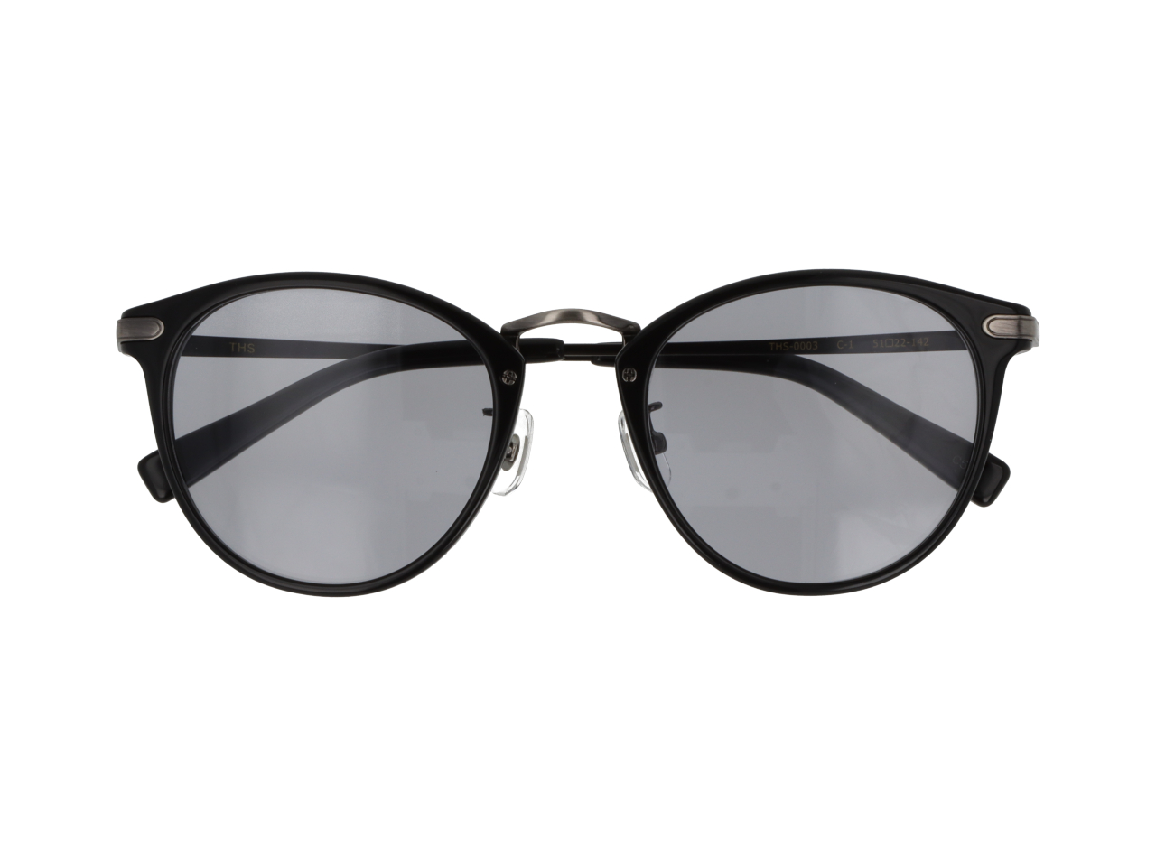 C-1　ブラック×ヘアラインダークグレー レンズAG10 グレー