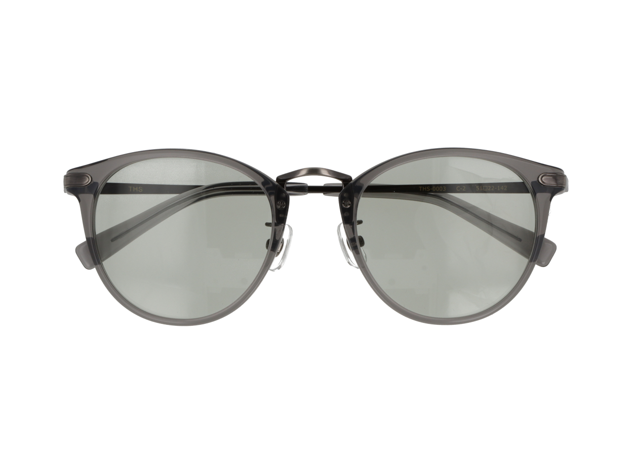 C-2　グレー×ヘアラインダークグレー  レンズ AG06 ライトグレー