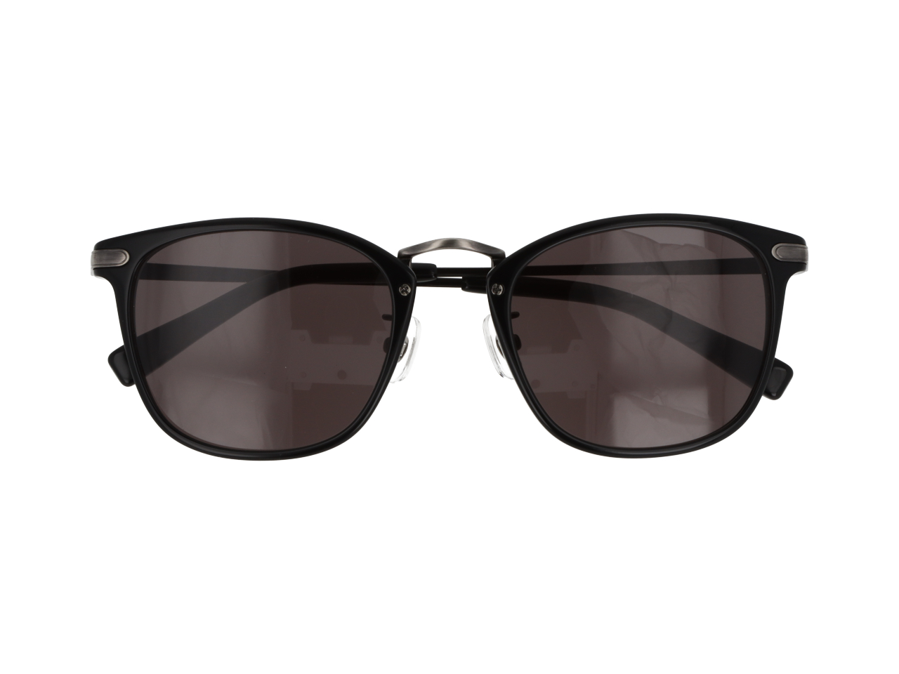 C-1　ブラック×ヘアラインダークグレー レンズAG05 ダークスモーク