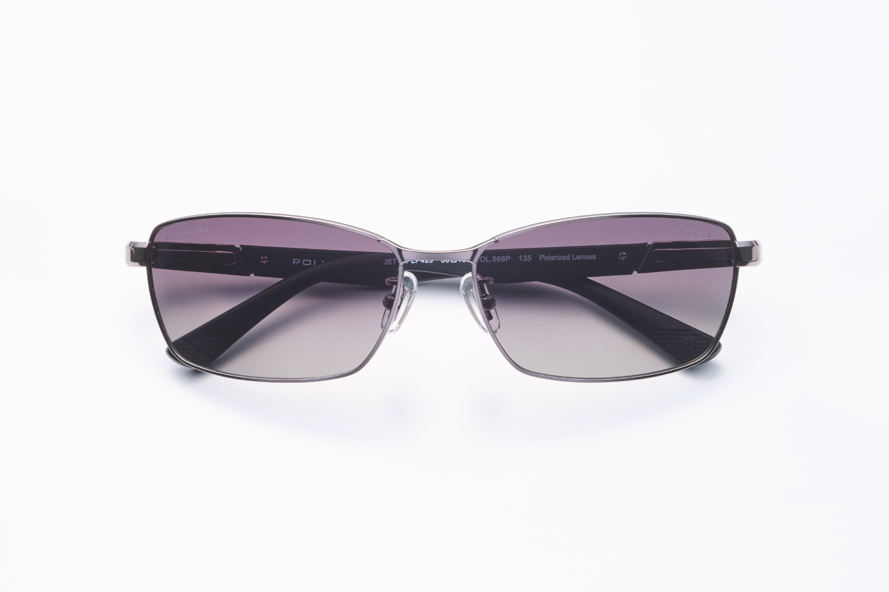 POLICE サングラス【愛眼別注】（度なし）SPLP42J JET 0568P
