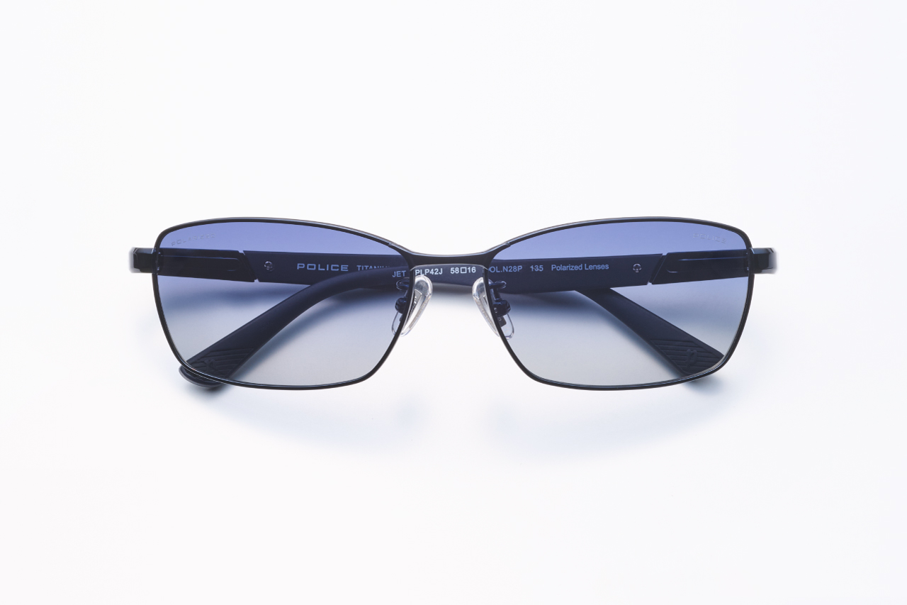 POLICE サングラス【愛眼別注】（度なし）SPLP42J JET N28P｜愛眼公式