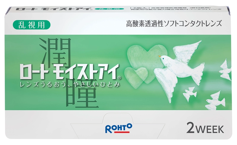 モイストアイ（1箱/6枚入り）【乱視用】｜ロート製薬