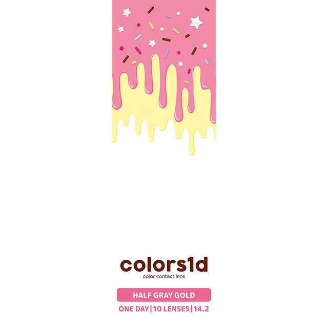 colors 1dカラーズワンデー　ハーフグレーゴールド