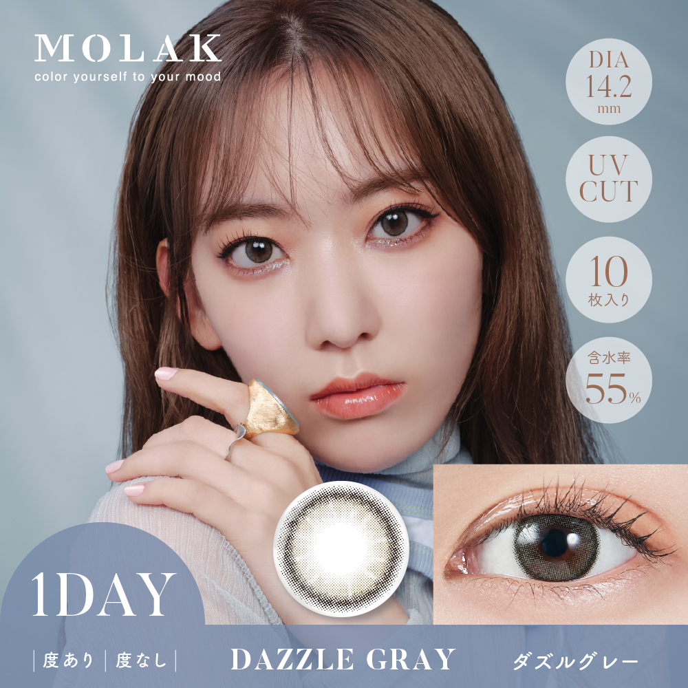 MOLAK 1dayモラクワンデー　ダズルグレー