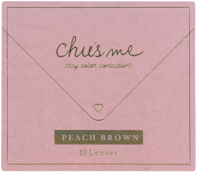 chu"s meチューズミー 　ピーチブラウン