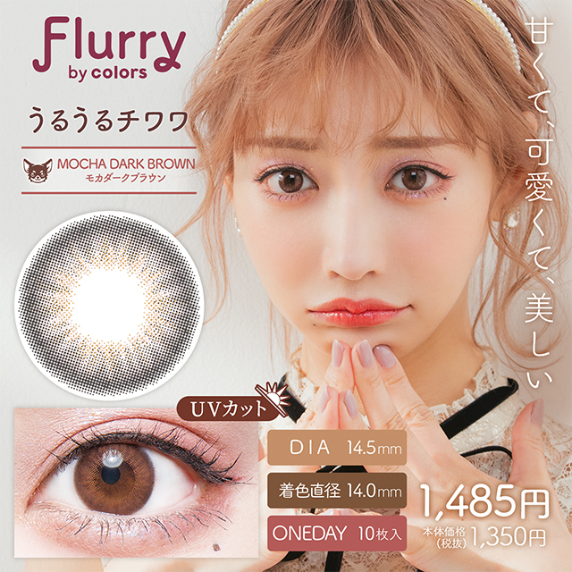 Flurryフルーリー　うるうるチワワ　モカダークブラウン