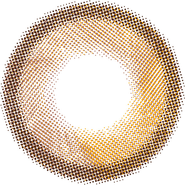 Ferenne 1dayフェレーヌワンデー　エクリンブラウン　レンズデザイン