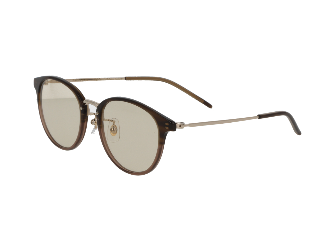 Col.3【ブラウンハーフ×ライトゴールド/ブラウン】